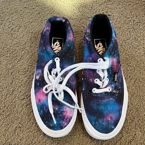 Vans Blue and Purple Cosmic Sneakers